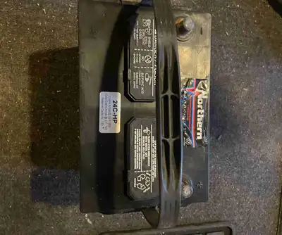 Northern battery series 24C-HP which offers 720 CCA and 900 CA it has a reserve of 130 minutes @ 25...