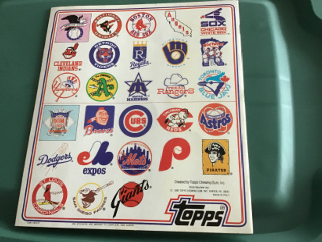 1982TOPPS baseball sticker album full set of 260 stickers in Arts & Collectibles in City of Toronto - Image 2