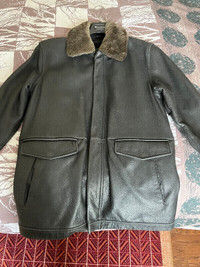 Mint Danier Fall/Winter Leather Jacket (Black)