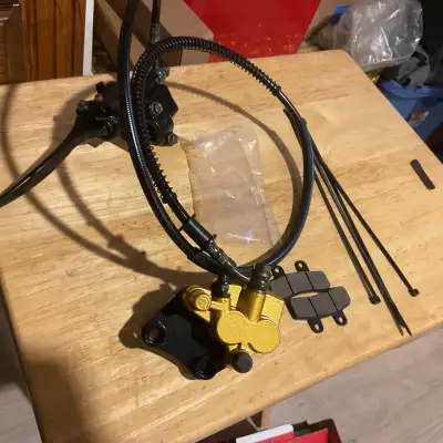 New disc brake assembly with master cylinder, View more