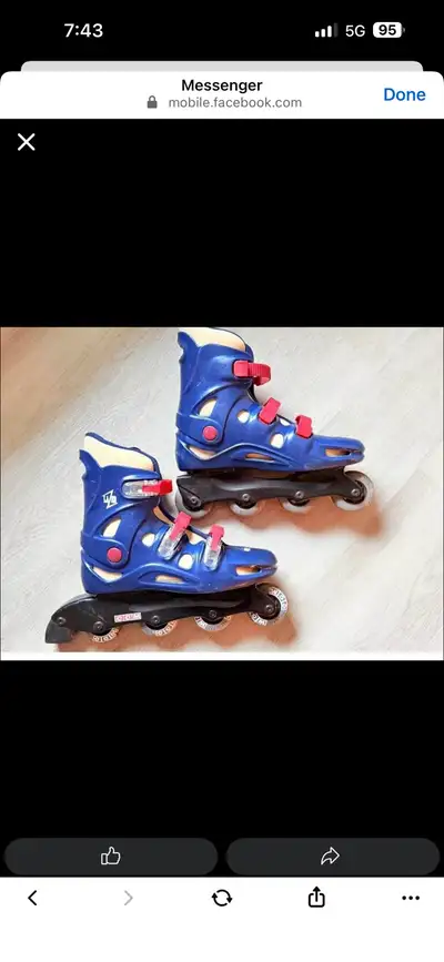 wanted! looking for these rollerblades size 5 , View more