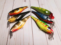 Custom painted super cisco. Musky casting and trolling lures