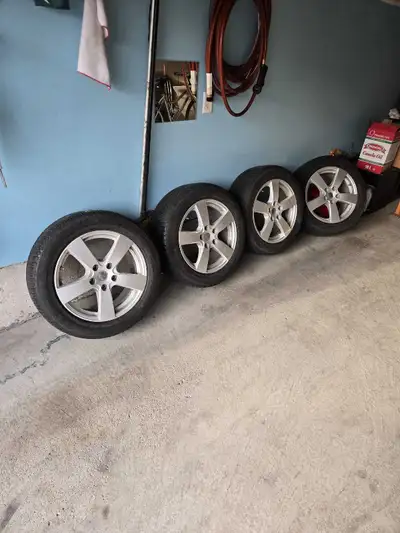 Hi there, I have a set of 4 225/55/17 Michelin X Ice tires on alloy rims (5x120 bolt pattern) . Loca...