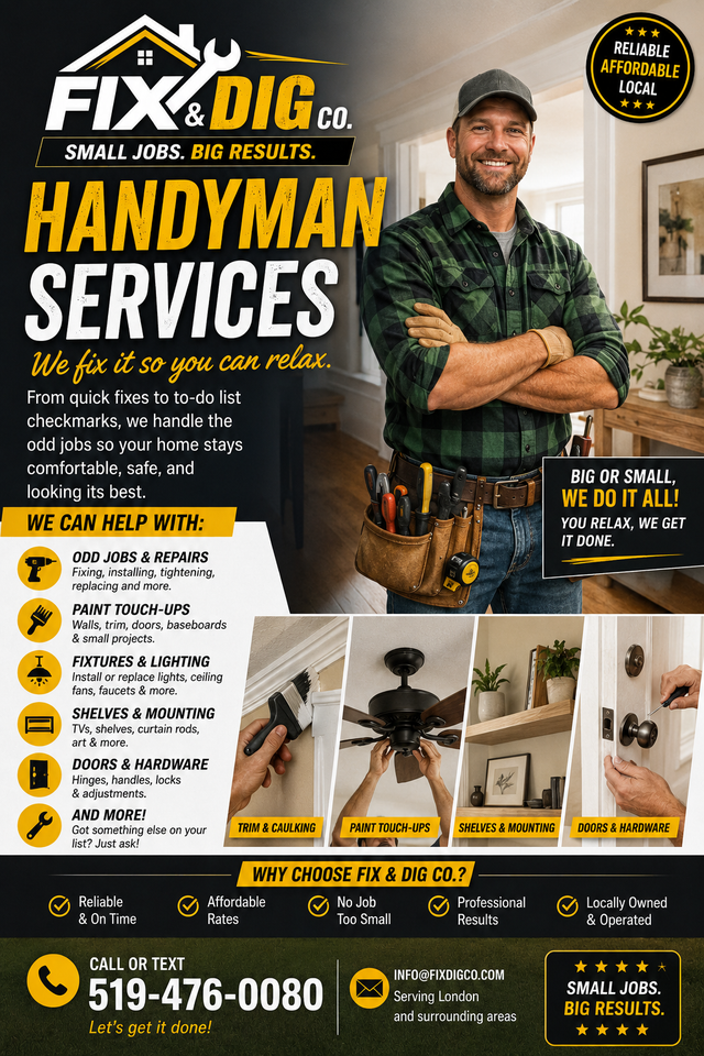 FIX & DIG CO. – HANDYMAN SERVICES487707844511672320