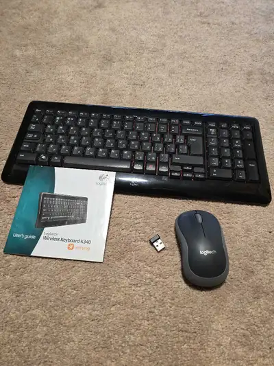Wireless English-Russian Keyboard and Mouse, View more