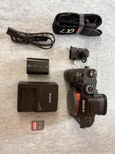 Sony A7R III Camera with 128GB SD card, View more