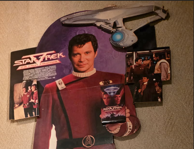 STAR TREK V – CAPTIAN KIRK – ORIGINALLY STAND-UP MOVIE CUT-OUT, View more