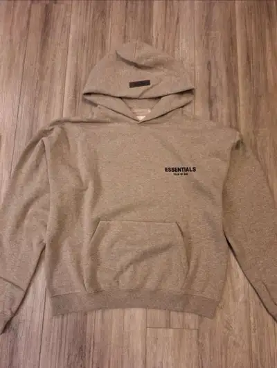Dark Grey Essentials Hoodie, View more