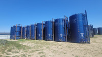 400 BBL lined storage tanks 
