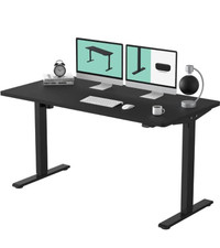 55 x 28 Inches Electric Stand Up Desk Workstation