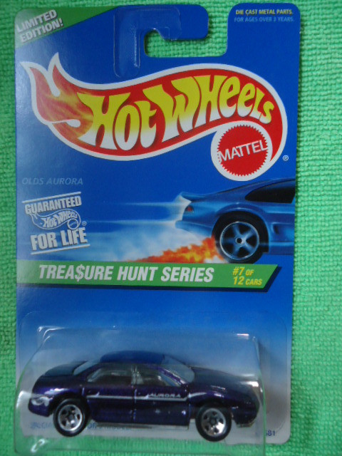 Hot Wheels 1997 Treasure Hunt #7 Olds Aurora in Toys & Games in Strathcona County
