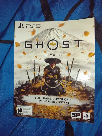 New ps5 ghost of yoti digital game, View more