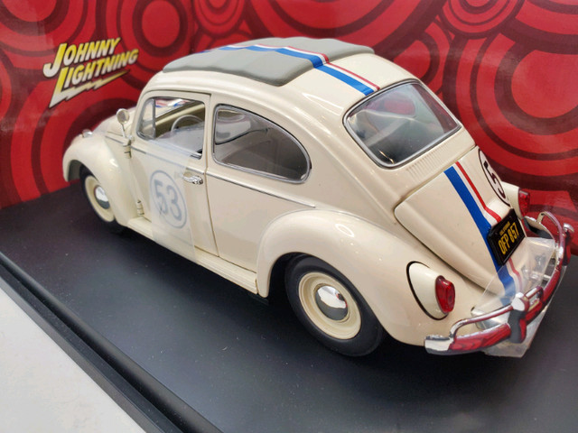 1:18 Diecast Johnny Lightning RC2 Herbie VW Beetle Disney #53 in Arts & Collectibles in Kawartha Lakes - Image 3