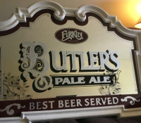 Butler's Pale Ale Bar Sign

