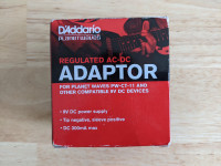 D'Addario AC-DC 9 Volt Power Adapter for guitar pedals