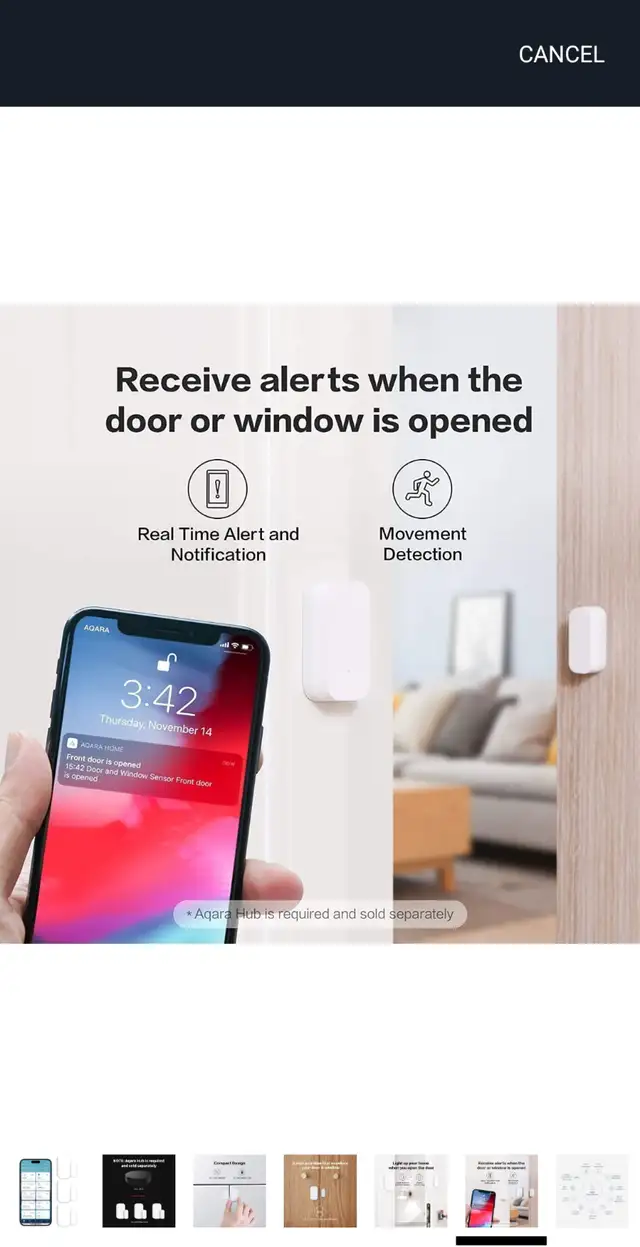 Aqara Zigbee Door and Window Sensor 3 Pack in Outdoor Tools & Storage in City of Toronto - Image 10
