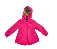 London Fog Girl’s 12 Months Pink Hooded Spring/ Fall Jacket 