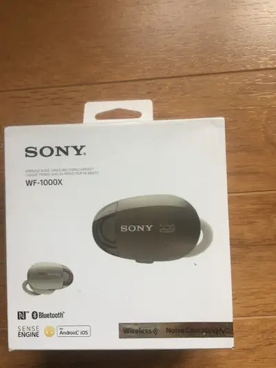 SONY WF-1000X BLUETOOTH STEREO HEADSET, View more