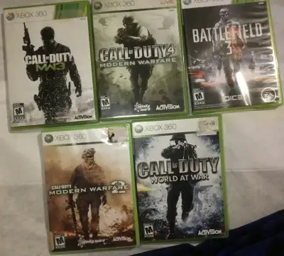 Jeux War Games Xbox 360 Usé Used 1=$10 3=$25 5=$40 Available Near Stade Olympique (514) 255-4384 Che...