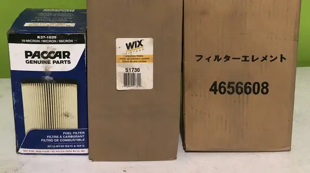 Filters : Paccar K37-1029, Wix 51730, Hitachi 4656608 in Other in Red Deer - Image 3