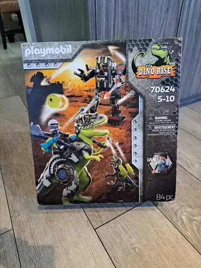 Brand New Playmobil 70624  Dino Rise T-Rex; Battle of the giants, View more