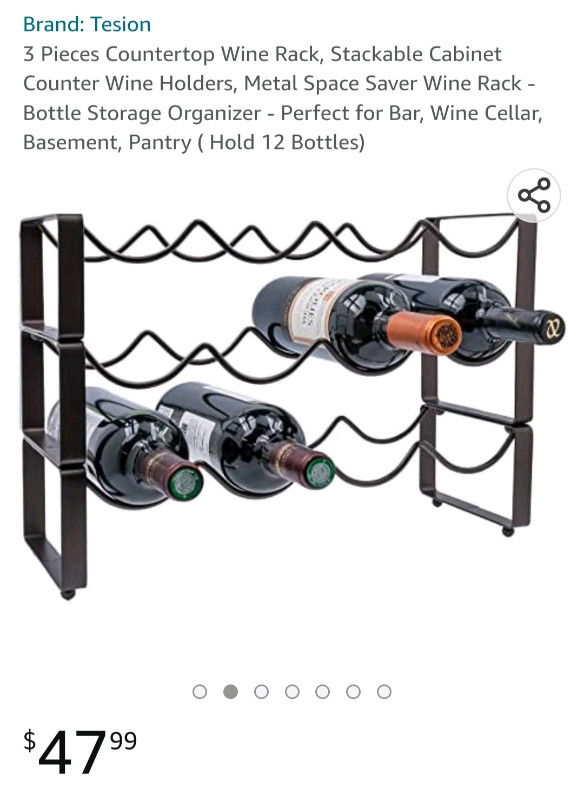 3 tier countertop Wine rack in Kitchen & Dining Wares in City of Halifax