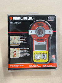 BLACK+DECKER  BullsEye Auto-Leveling  Line Laser/stud sensor 