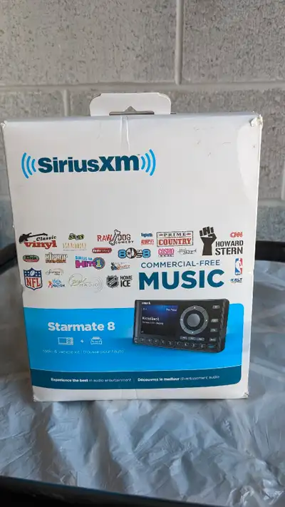 Sirius XM Starmate 8 radio and vehicle kit brand new pick up at Keele and Rutherford or Dixon Rd and...