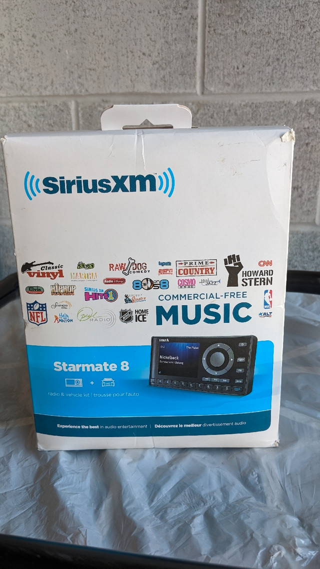 Sirius XM Starmate 8radio and vehicle kit in General Electronics in Mississauga / Peel Region