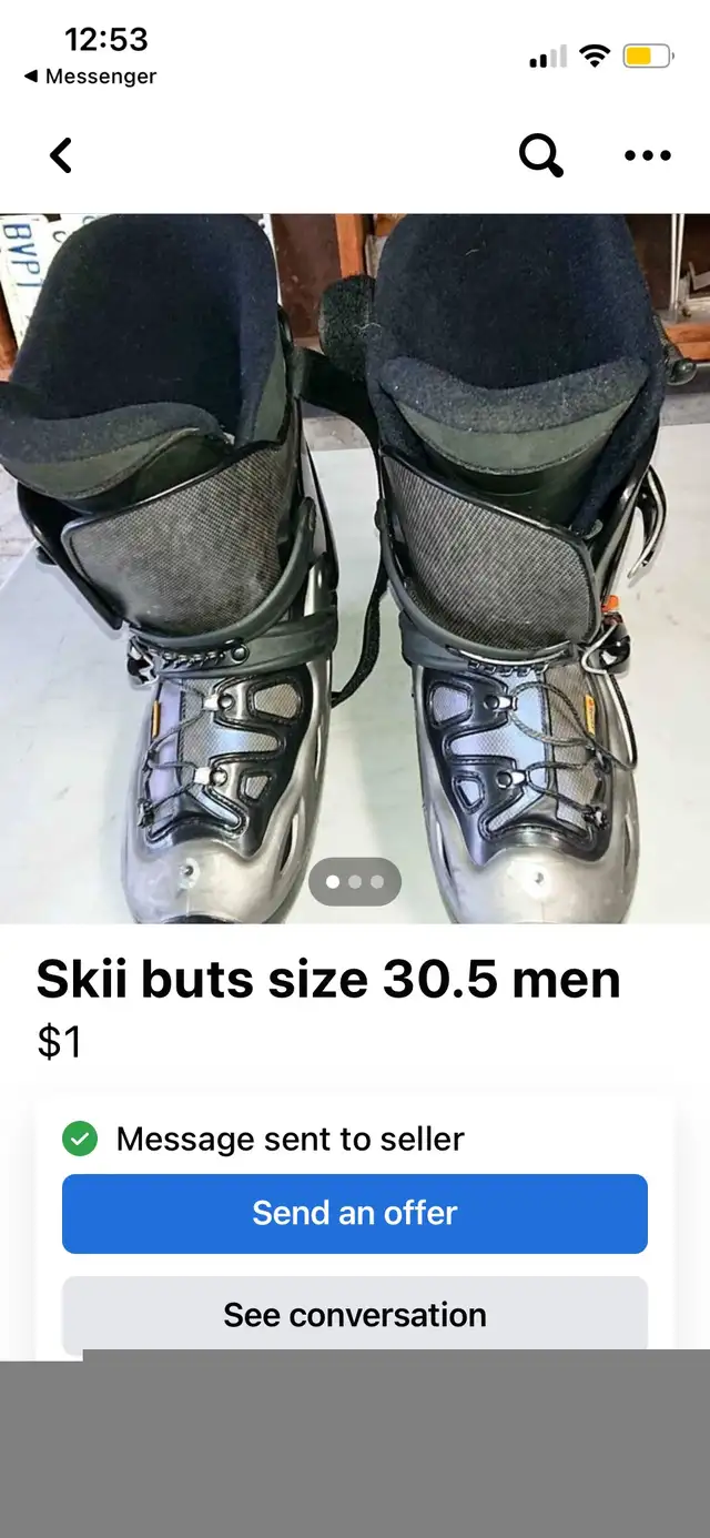 159 Volki  ski with boots boots .  in Ski in Markham / York Region - Image 11