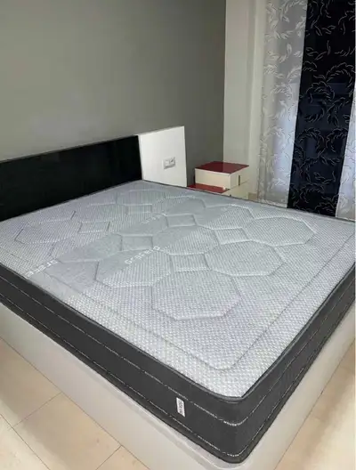 queen size bed with mattress available , View more