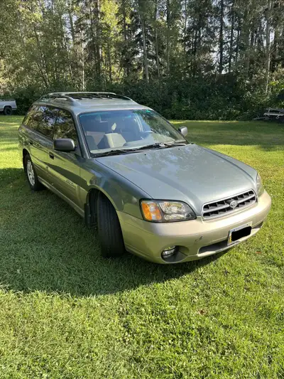 For sale is a 2002 Subaru Outback sold with two sets of tires Nice black OEM all weather mats Winter...