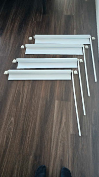 Blackout Roller Blinds, white, 86.4x195 cm (34x76 ¾ ")