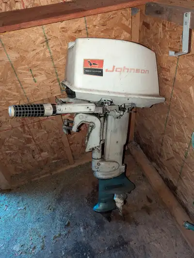 Late 1960's. Short shaft (17"). Good running condition when I removed it from my 14' aluminum boat a...