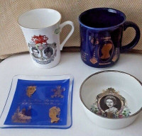 British Royalty China Cups Collection