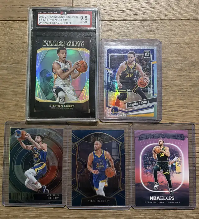 Steph Curry basketball cards in Basketball in City of Toronto - Image 2