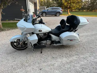 2012 Victory Cross Country Touring. With reverse gear. Safetied. Heated grips. Heated seats. Driver...