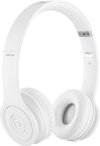 Beats Solo  Headphones-  White- NEW IN BOX
