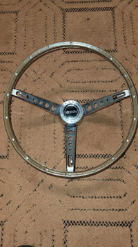 1965/1966 mustang woodgrain steering wheel