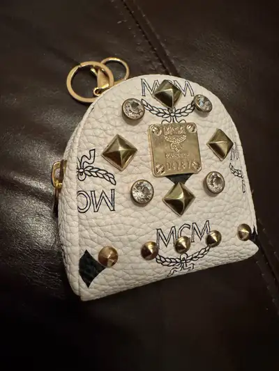 MCM mini backpack coin pouch, View more