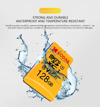 60% OFF -NEW KODAK 128GB MicroSD Memory Card Class 10 / U3 / V30, View more