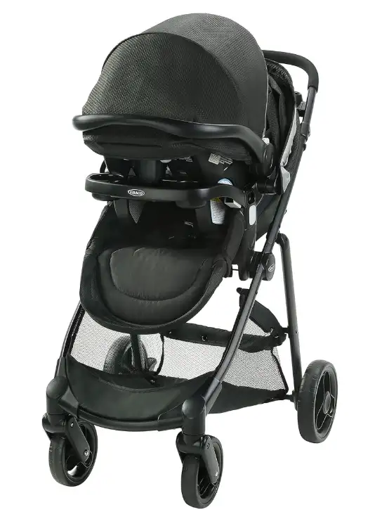 Graco Stroller 3 in 1 with Car Seat SNUGRIDE CLICK CONNECT 35 in Strollers, Carriers & Car Seats in Markham / York Region - Image 3