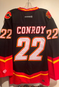 Craig Conroy Calgary Flames jersey RARE 25th Captain (New) XL