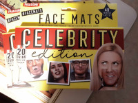 2 face mats celebrity edition
