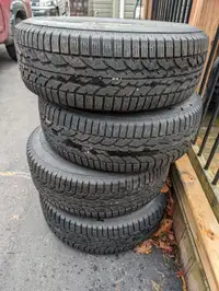 4 Firestone  265/70R17 winter force tires used 1 season  