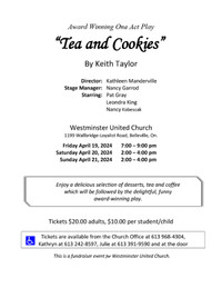 A Play "Tea and Cookies" at Westminster United Church