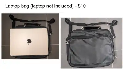 Laptop bag (laptop not included) - $10 Please contact at jgluc@ualberta.ca or message on facebook if...