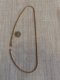18k solid gold chain 5.2 grams 19 inches long