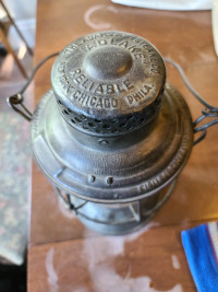Grand Trunk Railway bell bottom lantern 