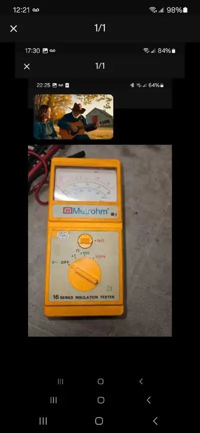 Insulation tester, View more